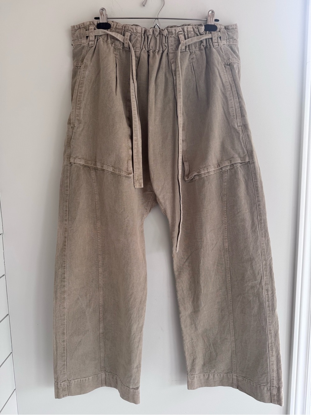 Free People Olive Wide-Leg Cargo Pants - Picture 4 of 7